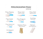 Vicenza Pisau Set V920K Biru Muda